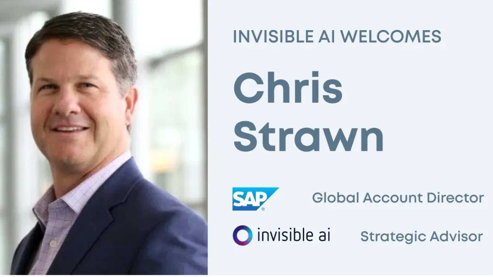 Announcement: Invisible AI Welcomes Chris Strawn as a Strategic Advisor